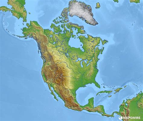 【mapa de américa del norte】🥇 mapas norteamérica político físico