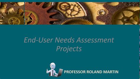 user  assessment projects youtube