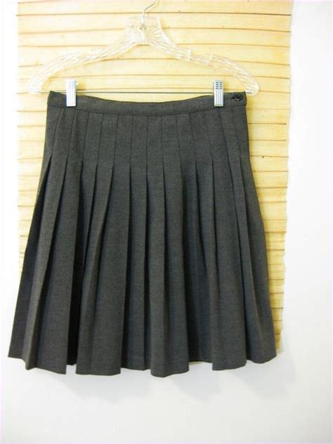grey uniform skirt homemade porn