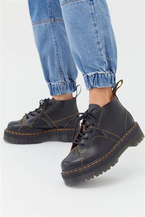 dr martens church quad platform monkey boot urban outfitters