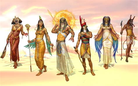 The Major Egyptian Gods And Goddesses