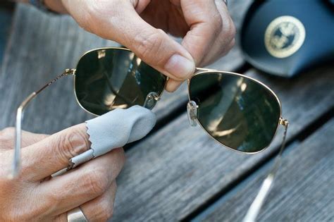 pin  cleaning rayban sunglasses