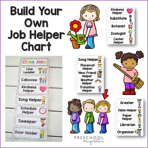 classroom jobs helper chart  ideas preschool classroom jobs