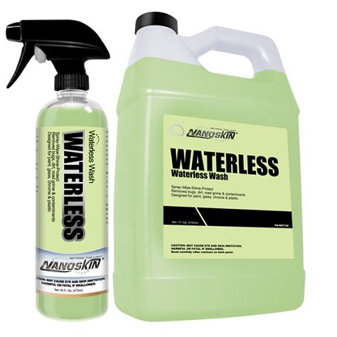 waterless waterless wash  nanoskin car care products