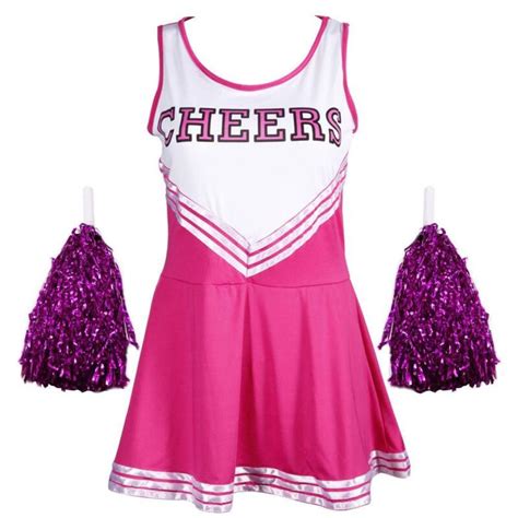 pink cheerleading uniform ebay