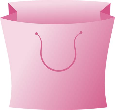 bag pink shopping tote png picpng