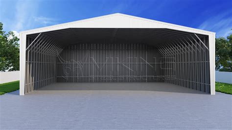 enclosed steel carport