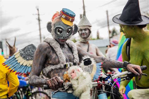 photos naked bike riders kick off quirky fremont solstice parade kval