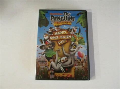 The Penguins Of Madagascar Happy King Julien Day Dvd 2010 For Sale