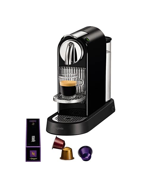 nespresso citiz coffee machine  magimix black  john lewis partners