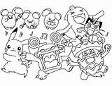 Coloring Pokemon Pages Print Printable sketch template