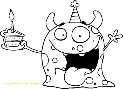 birthday coloring pages  getcoloringscom  printable colorings pages  print  color