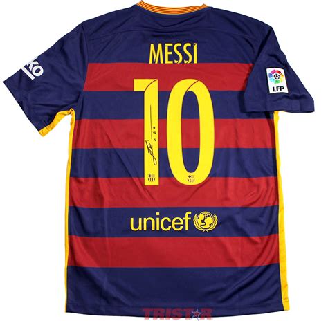 Lionel Messi Autographed Barcelona Nike Authentic Jersey