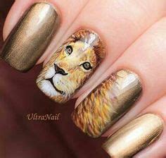 lion animal nail designs toe nail art acrylic nails trendy nails