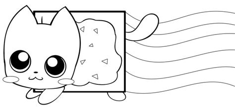 nyan cat coloring pages clipart  printable coloring pages
