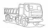 Camion Tractopelle Chantier Coloriages Hellokids Danieguto sketch template