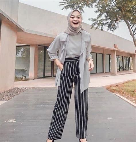 tampil modis and stylish dengan 7 inspirasi fashion hijab remaja kekinian
