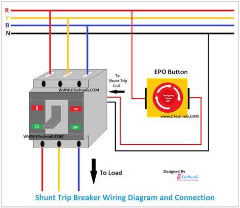abb circuit breaker wiring diagram power