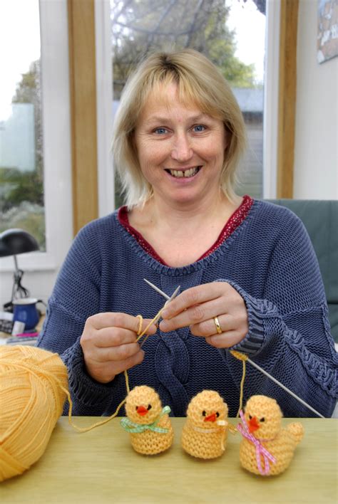 knitting easter chicks for charity practical boat owner