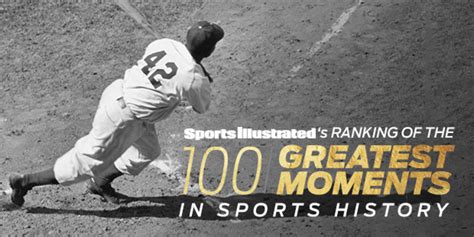 sports illustrateds  greatest moments  sports history sports illustrated
