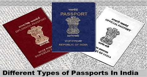 different types of passports available in india have a look