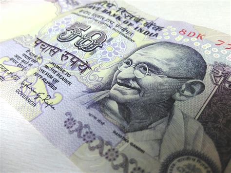 indian rupee banknote  stock photo
