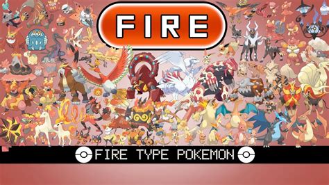 fire type pokemon youtube