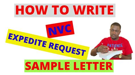 expedite request letter sample