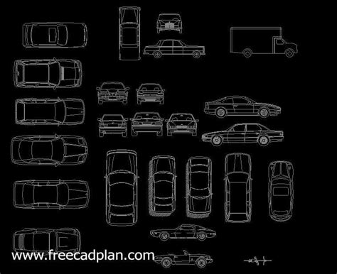 Car Cad Block In Dwg File For Autocad Free Cad Plan