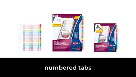 numbered tabs    hours  research  testing