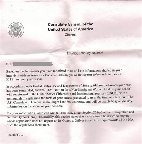 sample hb stamping refusal letter  consulate pathusa