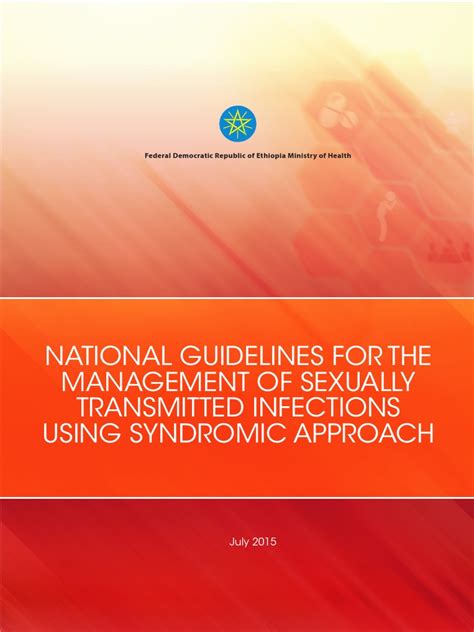 National Guidelines For The Management Of Sexually Transmitted