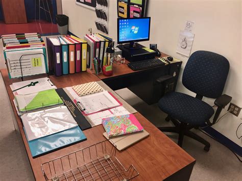 teacher desk organization
