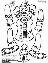 Trekpop Clown Knutselpagina Knutselen Hampelmann Kleurplaat Ambachten 1397 Circus Thema Fasching Kleurplaten Eens Snoep Circusfeest Werkbladen Verjaardag Kindern sketch template