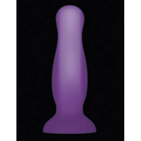 Evolved Luminous Medium Anal Plug Purple Sex Toys And Adult Novelties