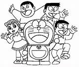 Mewarnai Doraemon Gambar Bagus Nobita Marimewarnai Contoh sketch template