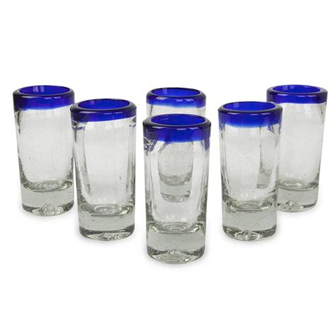Mexican Tequila Shot Glasses Set Of Four Colours Available Etsy