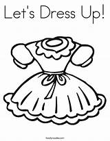 Coloring Pages Dress Worksheet Clothes Girl Little Print Drawing Lets Let Clipart Colouring Color Dresses Printable Clothing Frock Fun Twisty sketch template