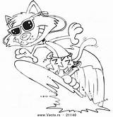 Surfer Coloring Pages Getdrawings Silver sketch template