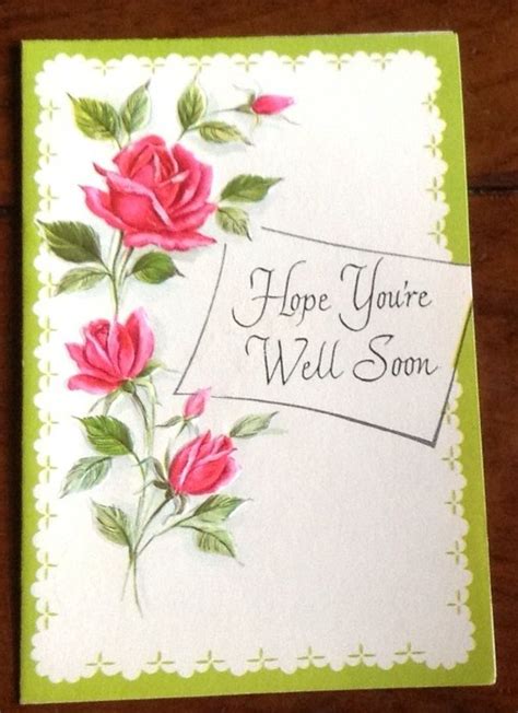 Vintage Religious Get Well Card From Bestkeptsecrets On Ruby Lane