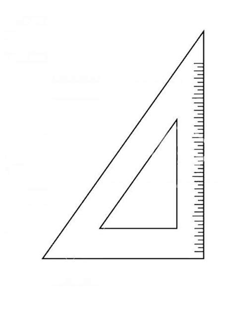 triangles coloring pages  printable triangles coloring pages