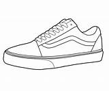 Vans Shoes Drawing Drawings Coloring Van Shoe Getdrawings sketch template