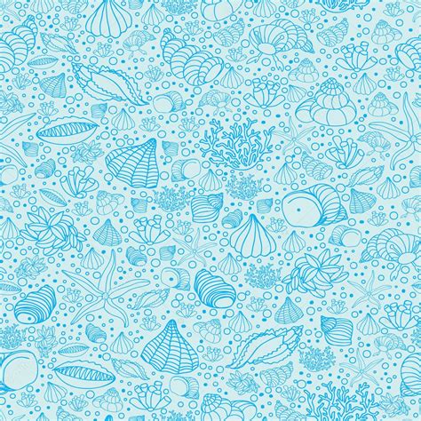 sea pattern stock vector image  cyaskii