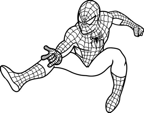 top  spiderman coloring pages printable