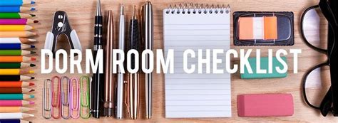 dorm room checklist rc willey blog