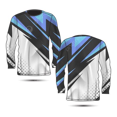 long sleeve  shirt design template racing sport motorcycle jersey