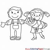 Coloring Pages Family Sheet Title sketch template
