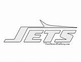 Jets York Nfl Stencil sketch template