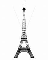 Coloring Pages Paris Eiffel Tower sketch template