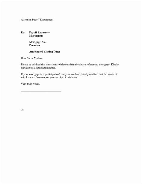 sample pay  letter geluidinbeeld  payoff letter template